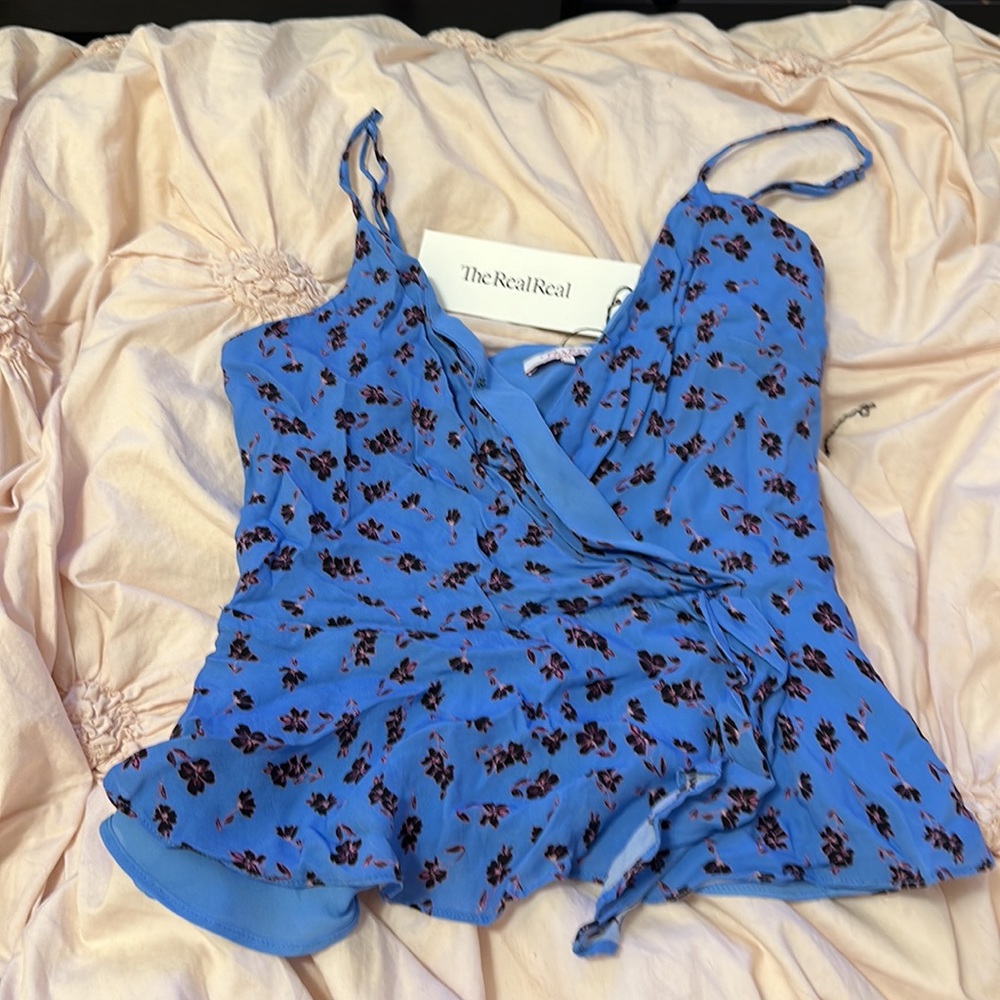 Parker blue top size XS